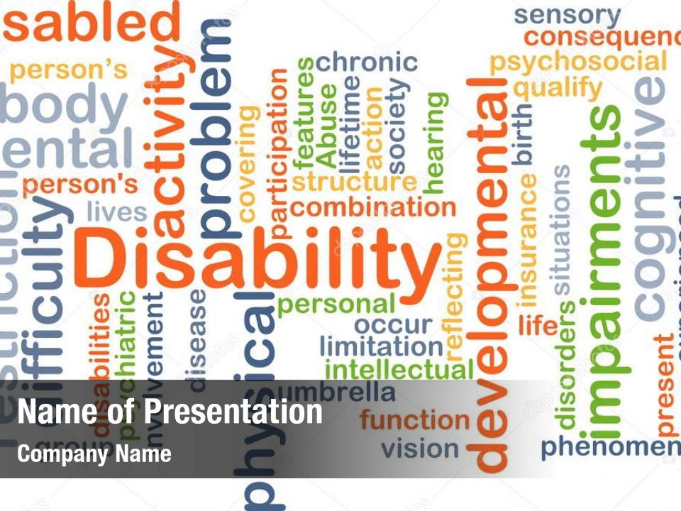 powerpoint presentation on disability