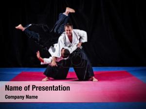 Two fight between aikido fighters