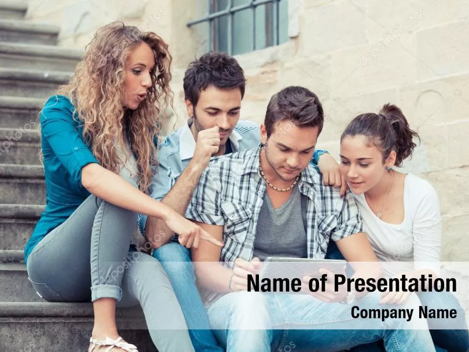 Young People with Tablets