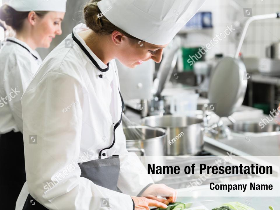 Female chefs powerpoint background PowerPoint Template - Female chefs ...