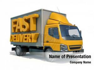 Postal render: yellow truck sign