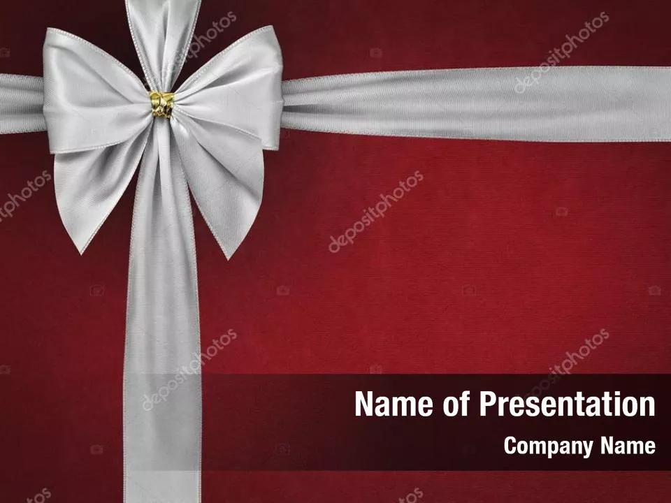 Knot On The Red Background