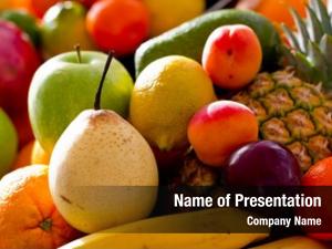 Fresh Fruits PowerPoint Templates - Fresh Fruits PowerPoint Backgrounds ...