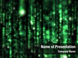 Programming binary code PowerPoint Template - Programming binary code ...