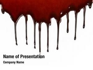 Blood splatter PowerPoint Template - Blood splatter PowerPoint Background