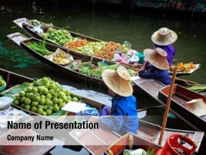 Thailand floating market  