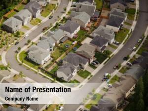 Suburban Lane PowerPoint Template