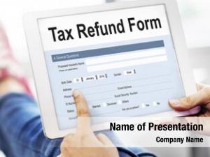 Claim tax credits form concept