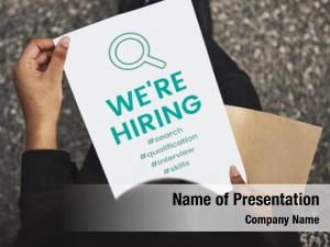 Hiring employment career recruiting concept