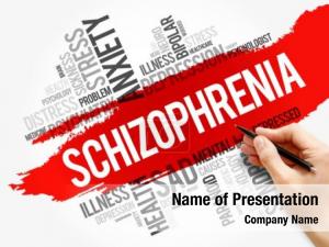 Collage schizophrenia word  
