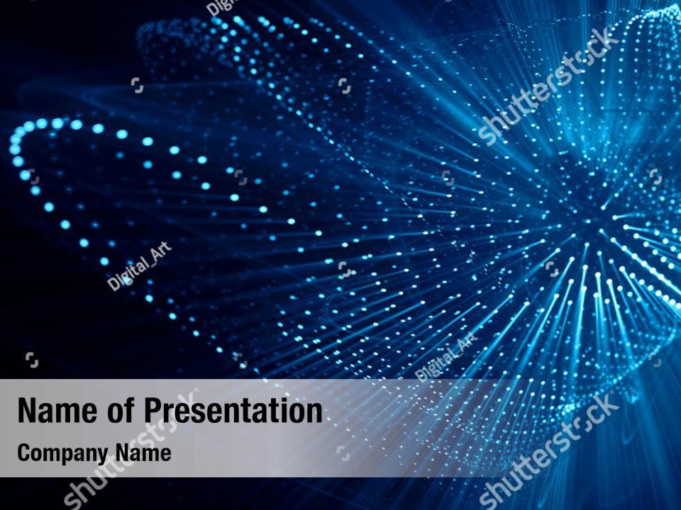 Visualization Of The Beam PowerPoint Template - Visualization Of The Beam PowerPoint Background