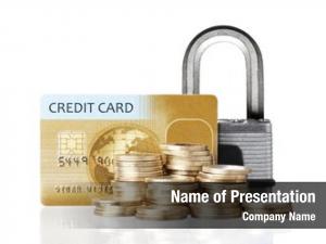 Payment credit card security concept: