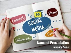 Social internet community media concept