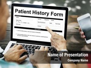 Record medical report form history