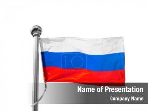 Flag, russia national russian flag PowerPoint Template