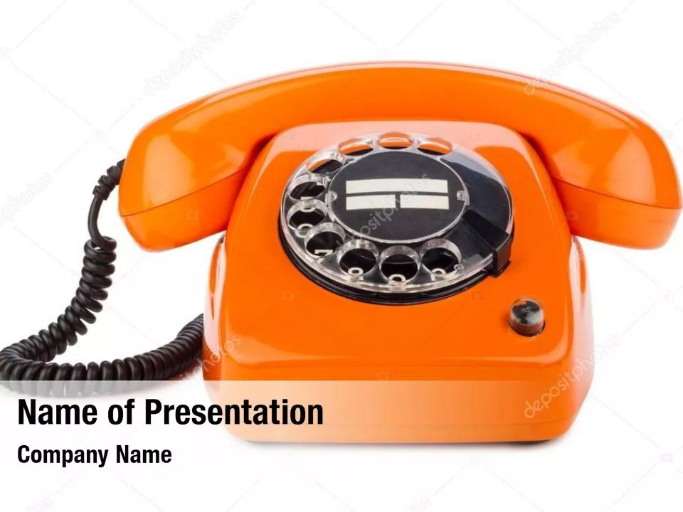 Orange Telephone