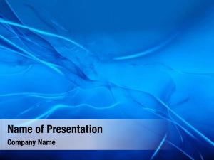 Abstract blue fantasy PowerPoint Template - Abstract blue fantasy ...