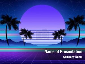 80s presentation background