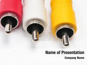 RCA Connector PowerPoint Template