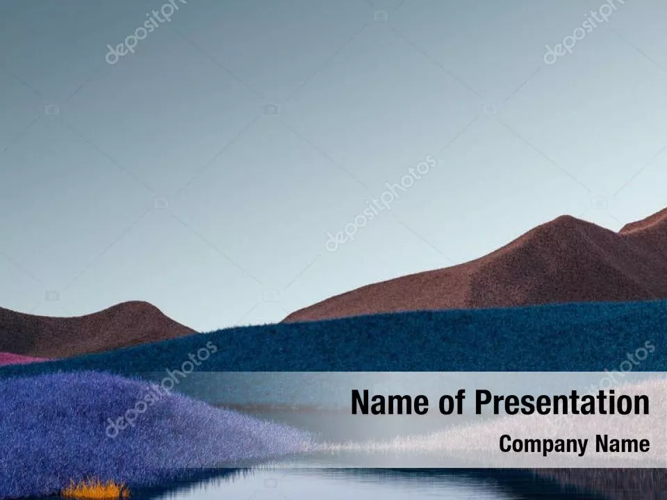 Abstract Mountain Peaks