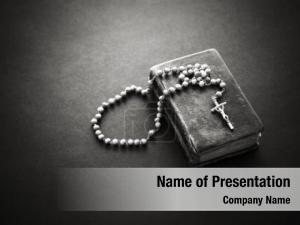 Rosary on the old powerpoint theme