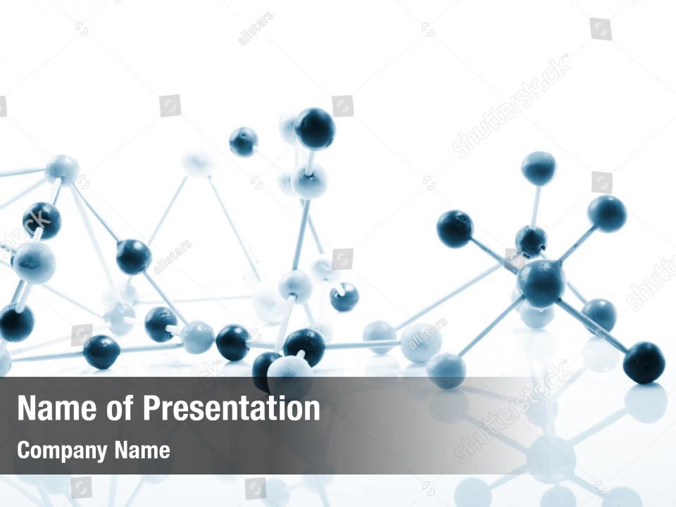 Healthcare atoms science molecules PowerPoint Template - Healthcare ...