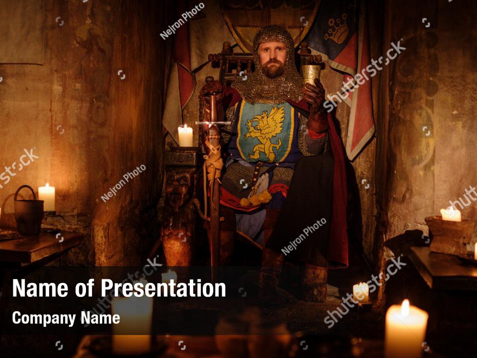 King old medieval PowerPoint Template King old medieval PowerPoint