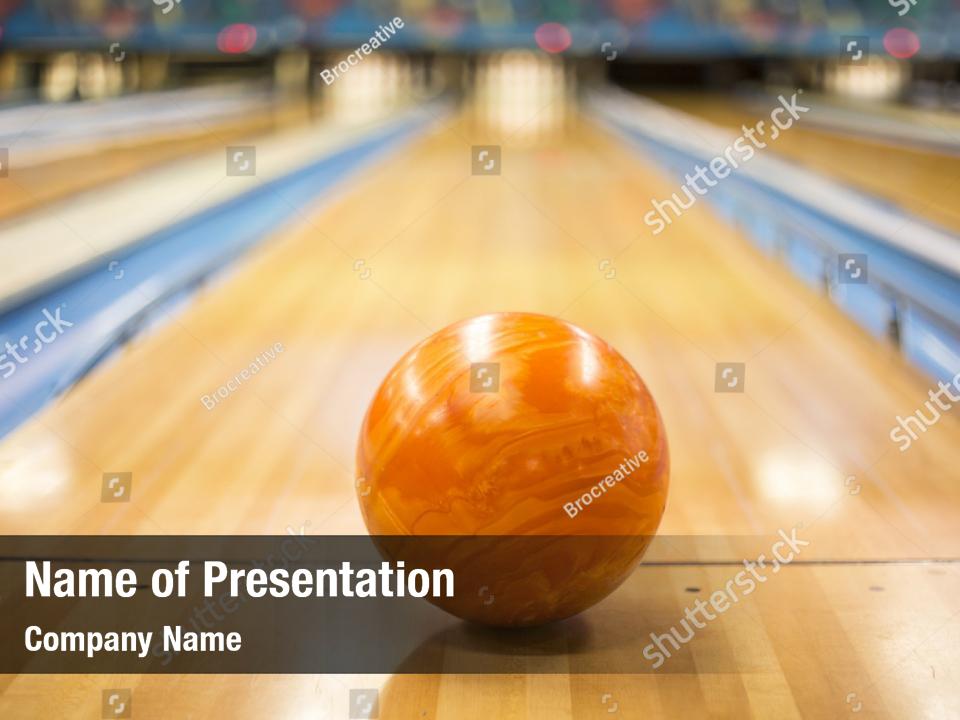 Red Close Bright Bowling PowerPoint Template - Red Close Bright Bowling ...