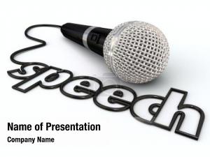 Microphone speech word cord illustrate