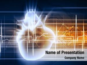 Heart virtual human cardiogram 