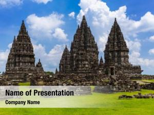 Prambanan temple ppt theme