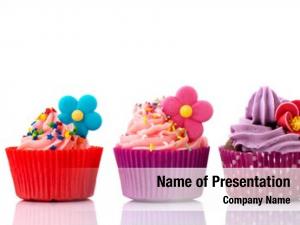 background powerpoint cupcake