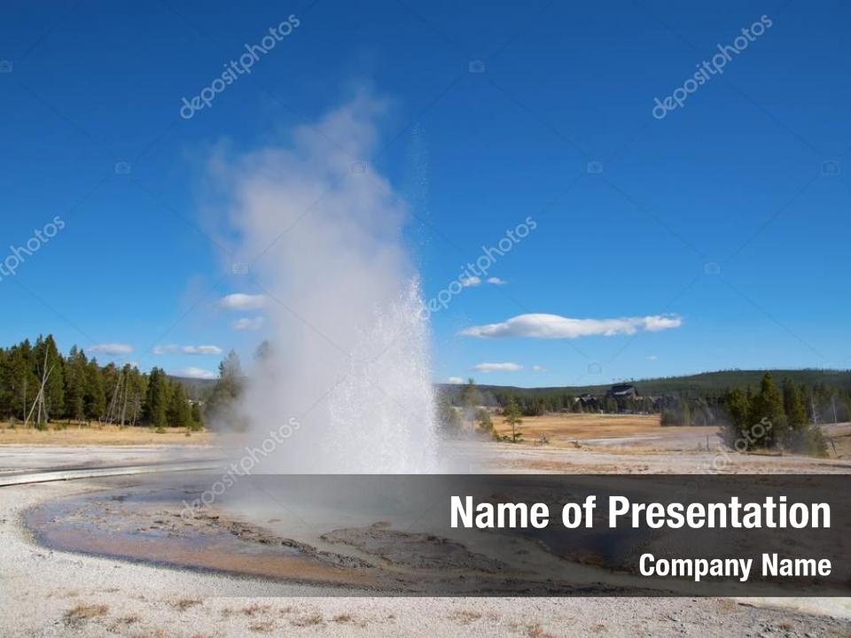 Geothermische Eruption Sägewerk Geysir