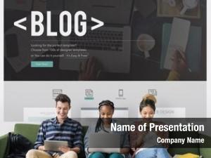 Blog web powerpoint theme