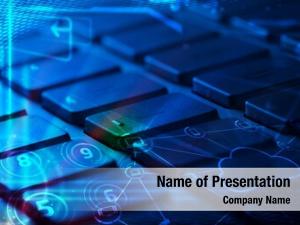 Computer Multimedia Keyboard PowerPoint Templates - Computer Multimedia ...