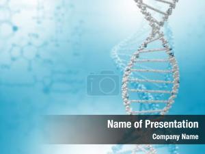 Strand image dna against colour PowerPoint Template