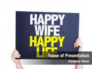 Happy happy wife life card