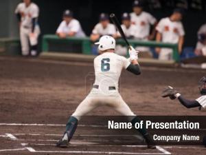 School Baseball PowerPoint Template