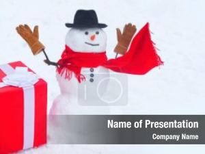 Snowmen presentation background