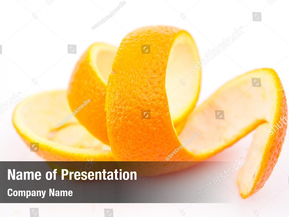 Sugared oranges PowerPoint Template - Sugared oranges PowerPoint Background