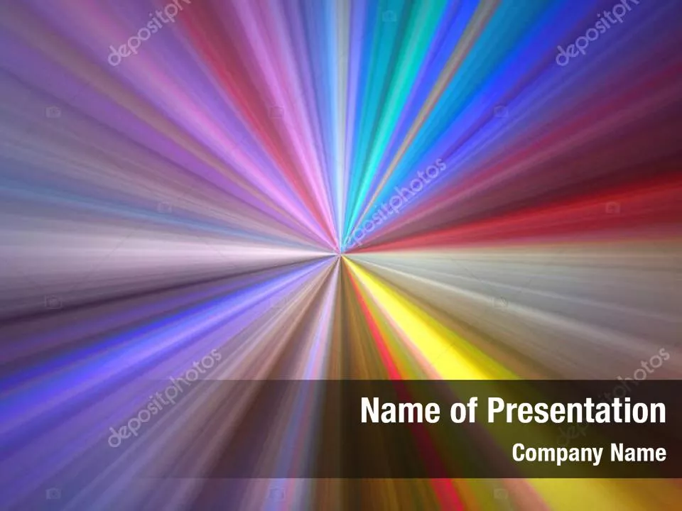 Colorful Radial Lines