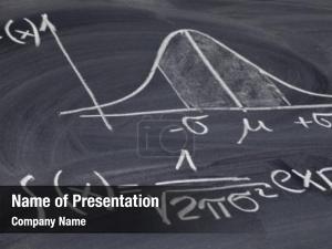 Normal gaussian, bell distribution curve