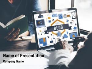 Web Blogging PowerPoint Templates - Web Blogging PowerPoint Backgrounds ...