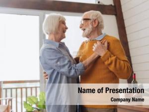 Couple happy elderly laughing while