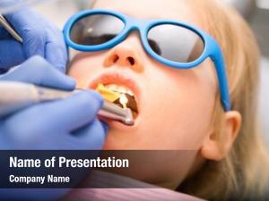 Dental dentist performing procedure little
