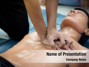 Aid cpr first training concept