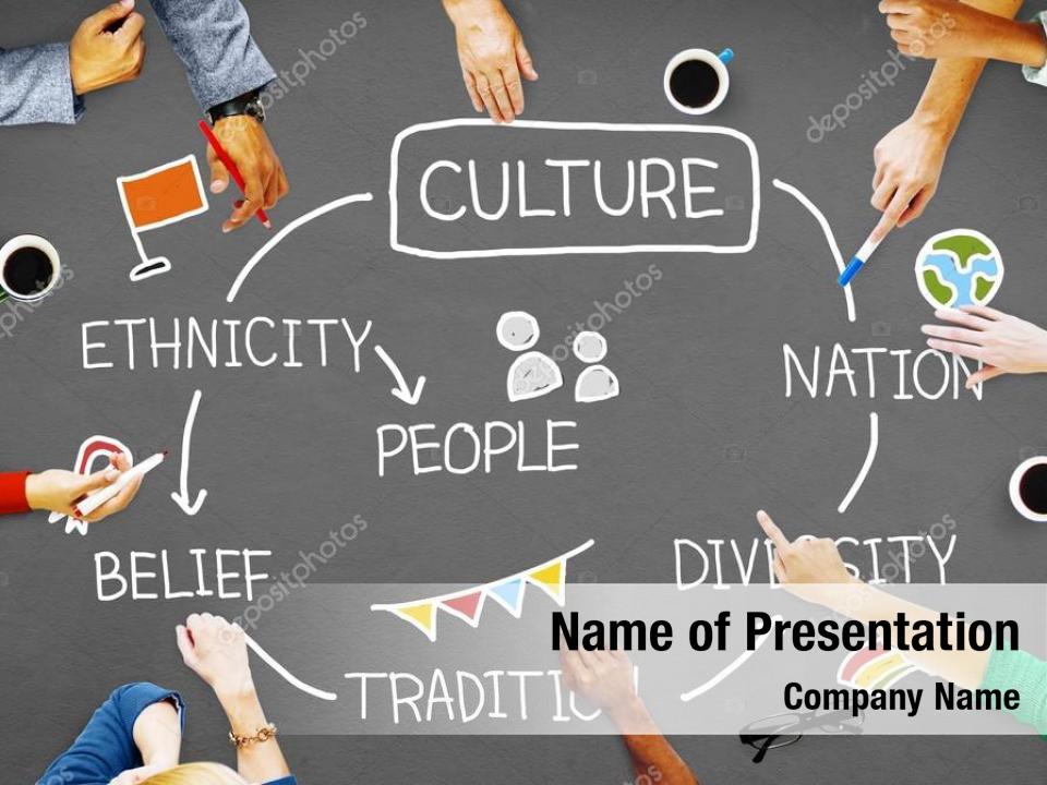 Together nation diverse multi PowerPoint Template Together nation