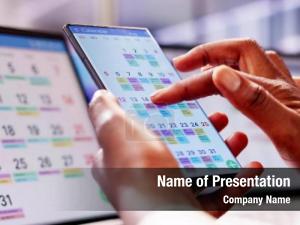 Mobile Agenda PowerPoint Template