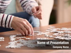 Jigsaw Person PowerPoint Template