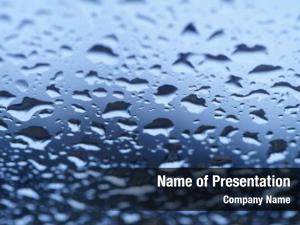 Drops blue water gradient background,